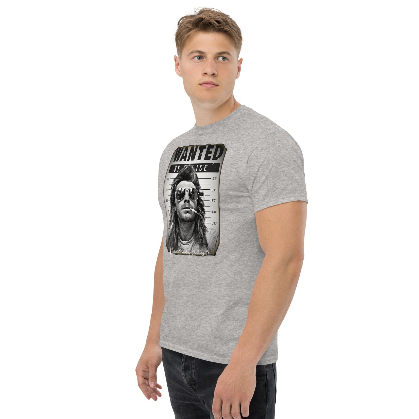 Mullet Cowboy Wanted T-Shirt