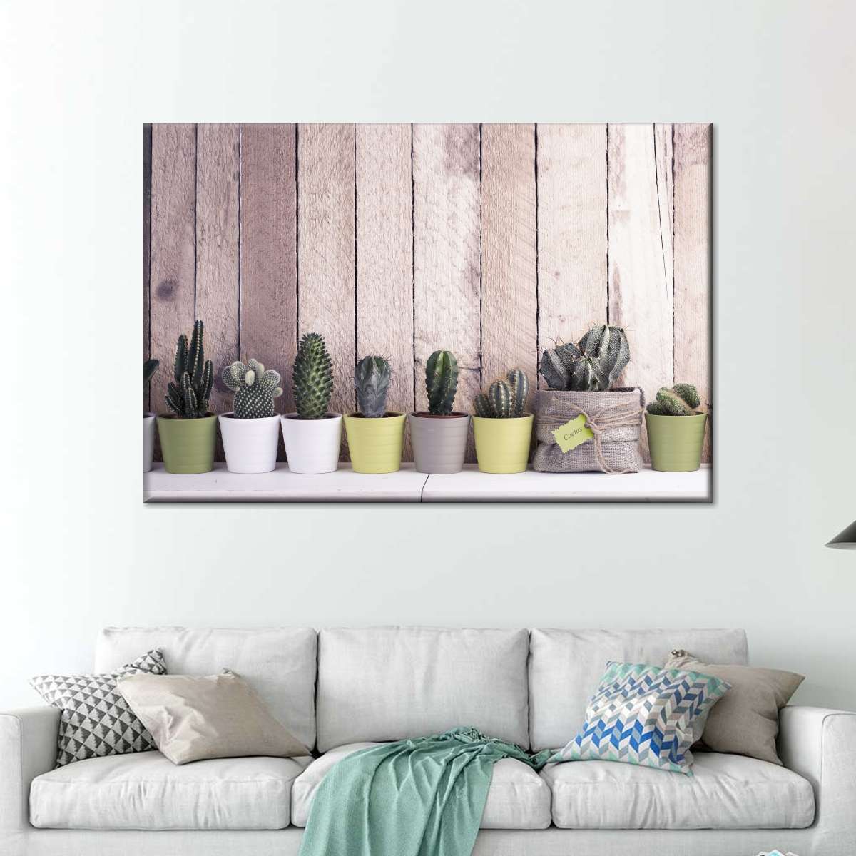 Succulent Plant Pots Wall Art