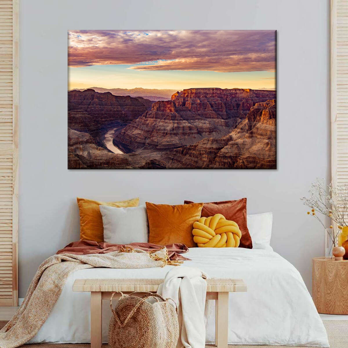 Grand Canyon Rock Forms Wall Art choice of styles