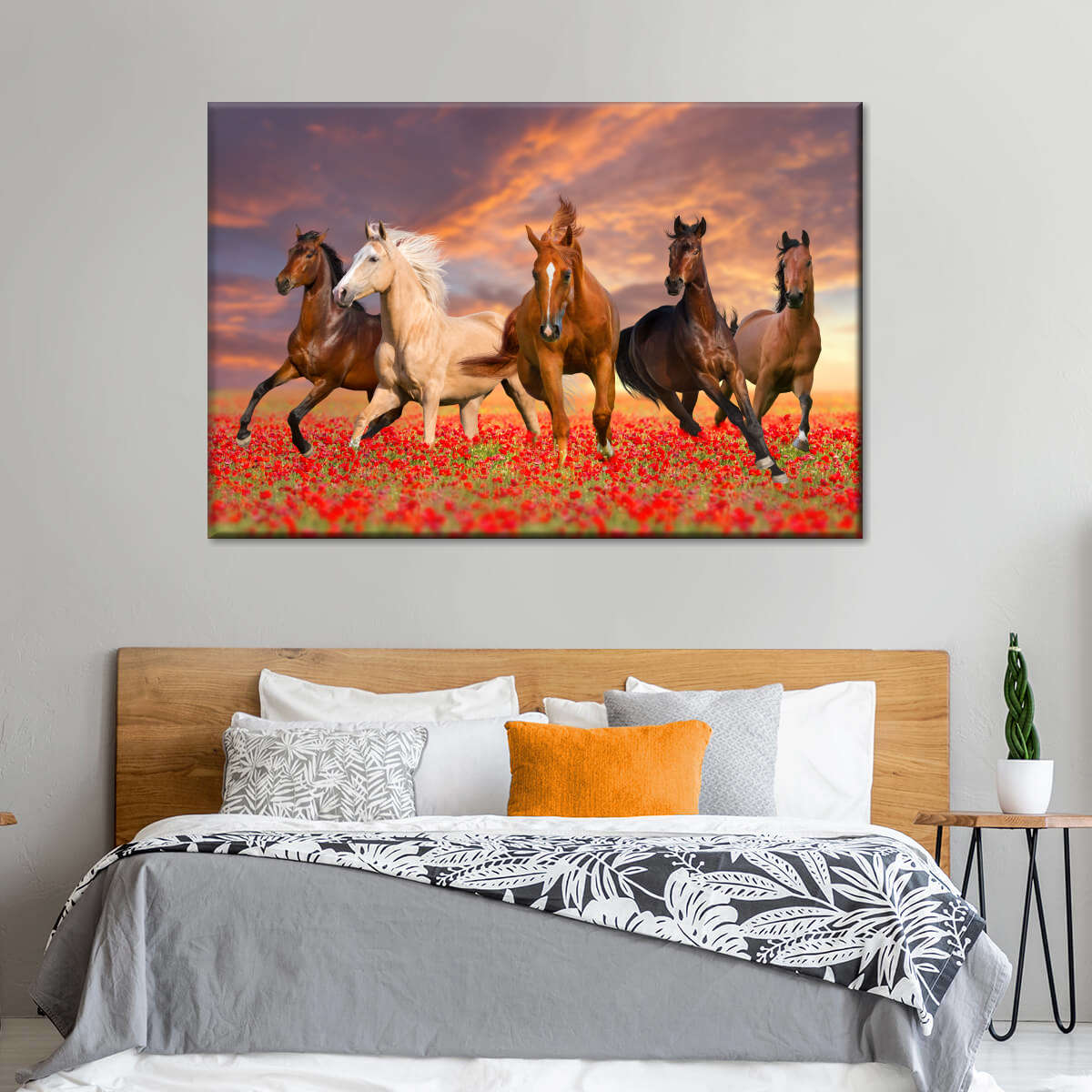 Mustang Horses Wall Art choice of styles