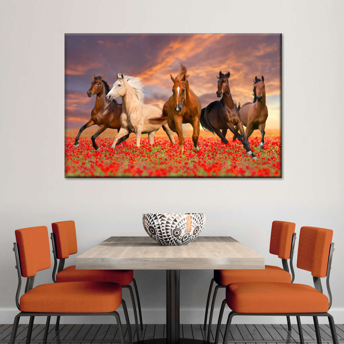 Mustang Horses Wall Art choice of styles