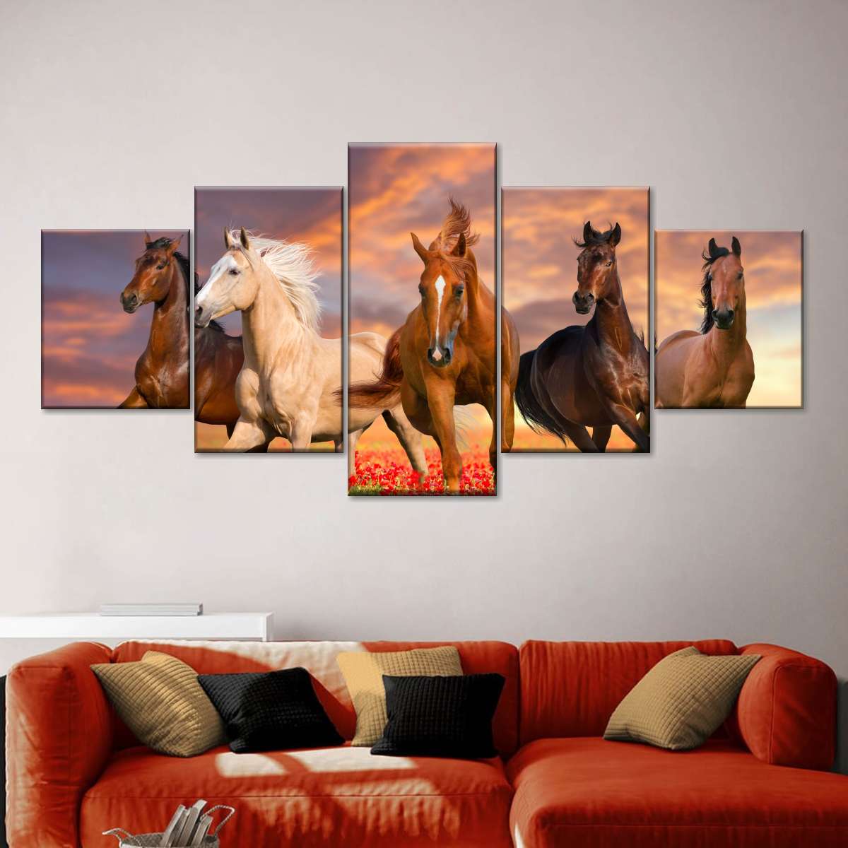 Mustang Horses Wall Art choice of styles