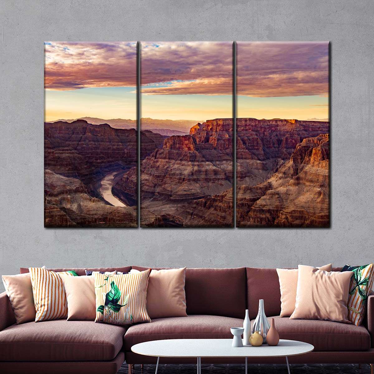 Grand Canyon Rock Forms Wall Art choice of styles