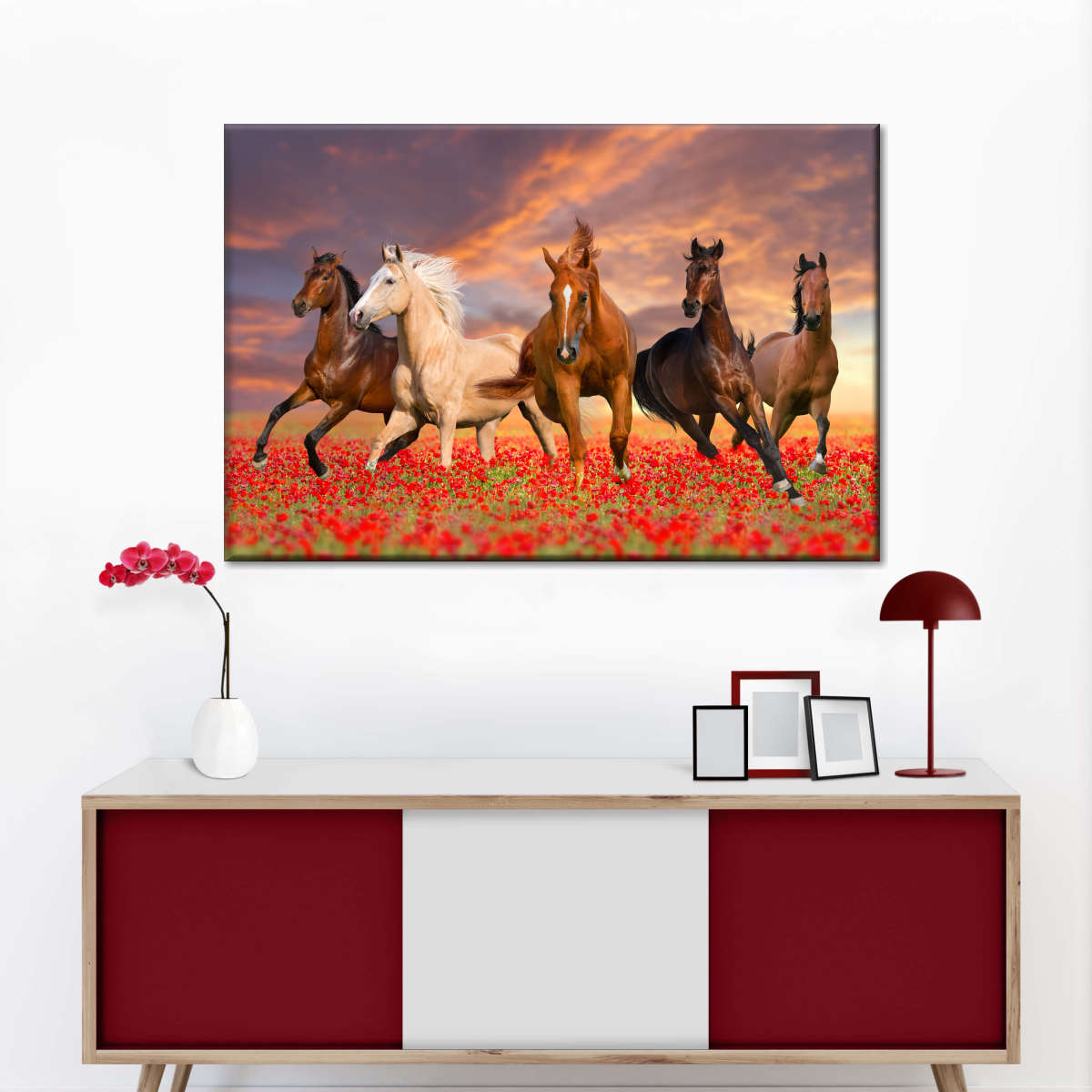 Mustang Horses Wall Art choice of styles