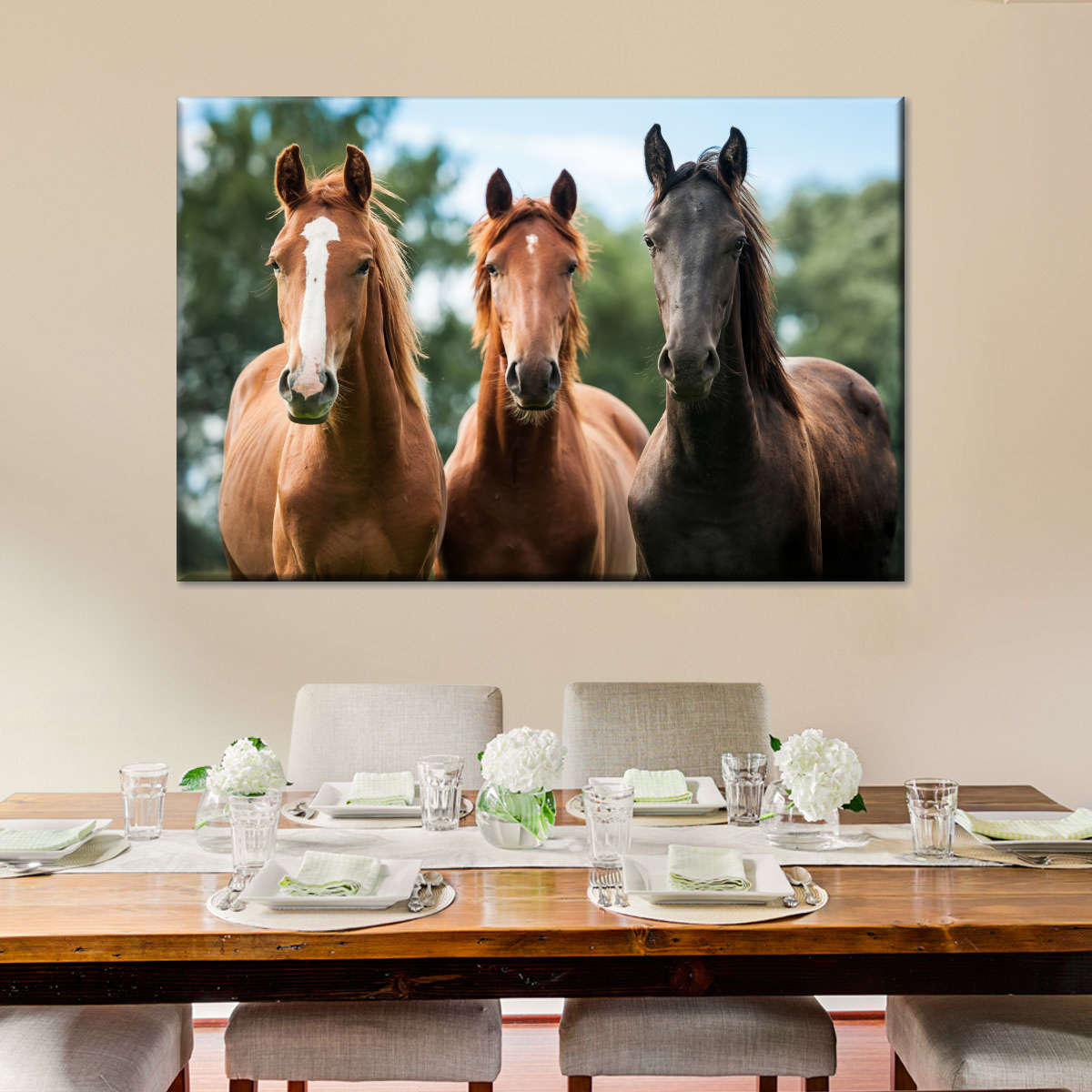 Young Horses Wall Art