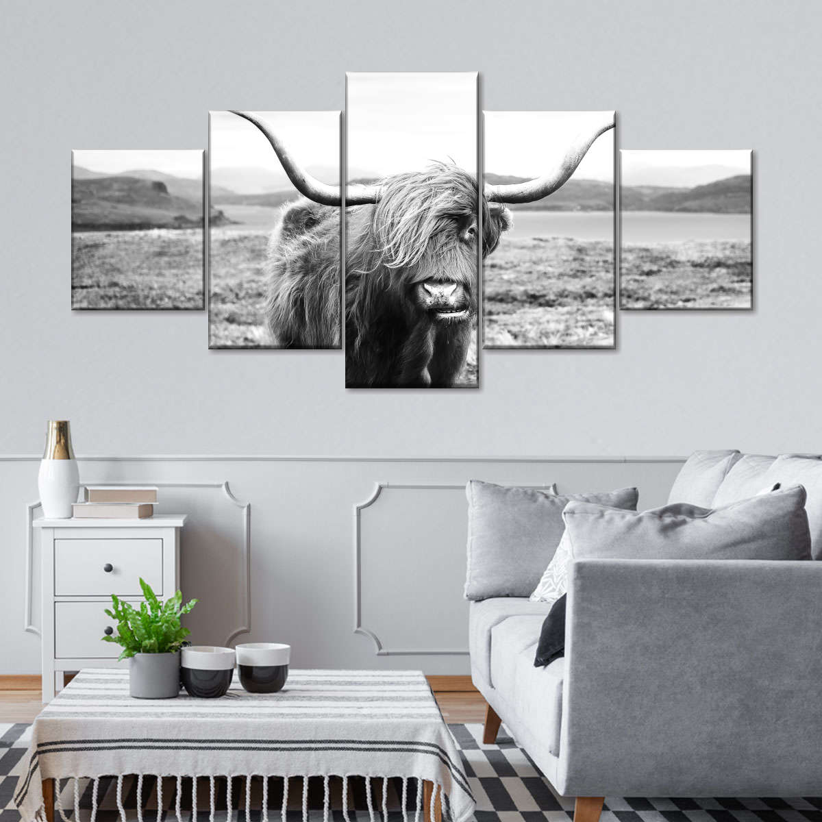 Highland Bull Wall Art