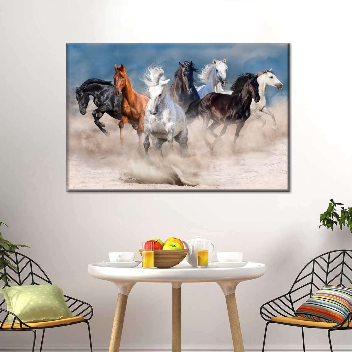 Running Horses Wall Art choice of sizes