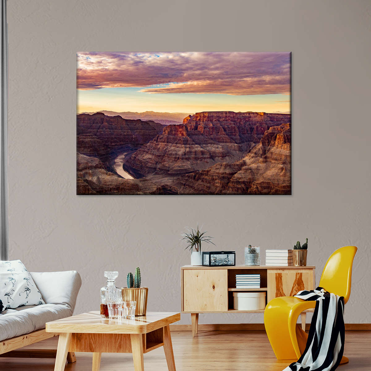 Grand Canyon Rock Forms Wall Art choice of styles