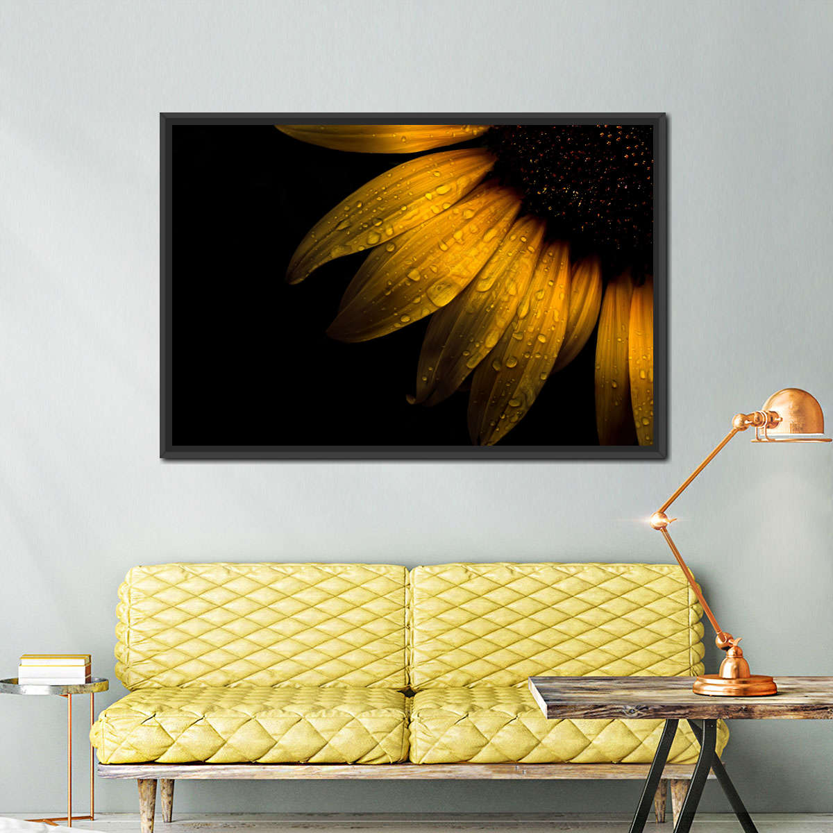 Sunflower Water Wall Art choice of sizes