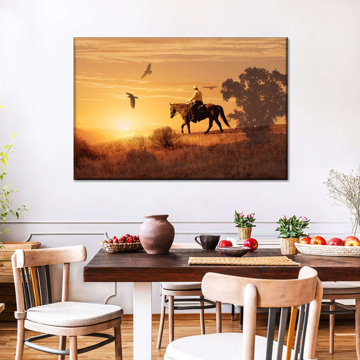 Lonely Cowboy Wall Art