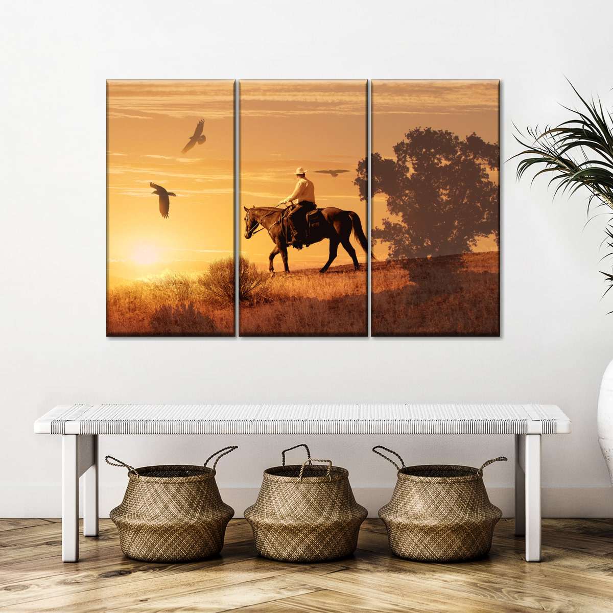 Lonely Cowboy Wall Art