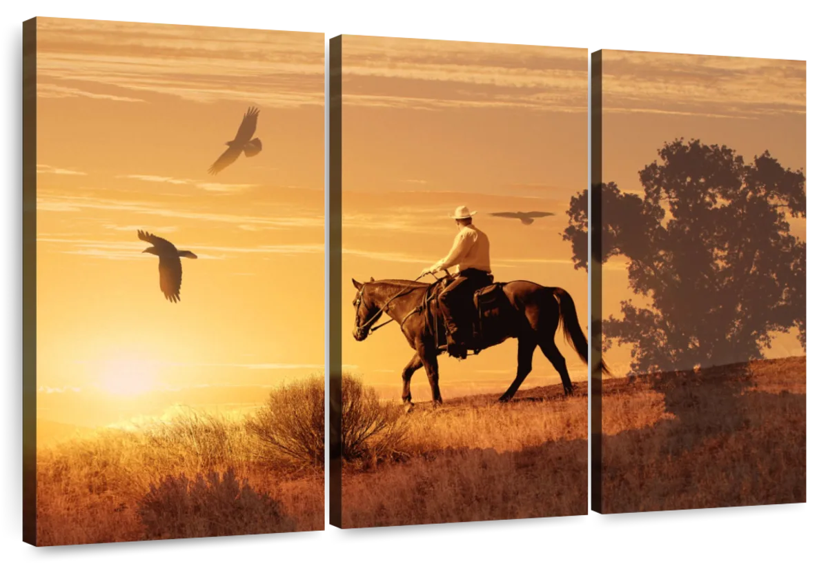 Lonely Cowboy Wall Art