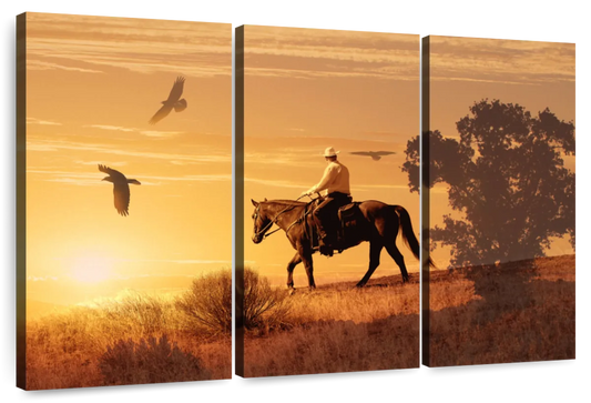 Lonely Cowboy Wall Art