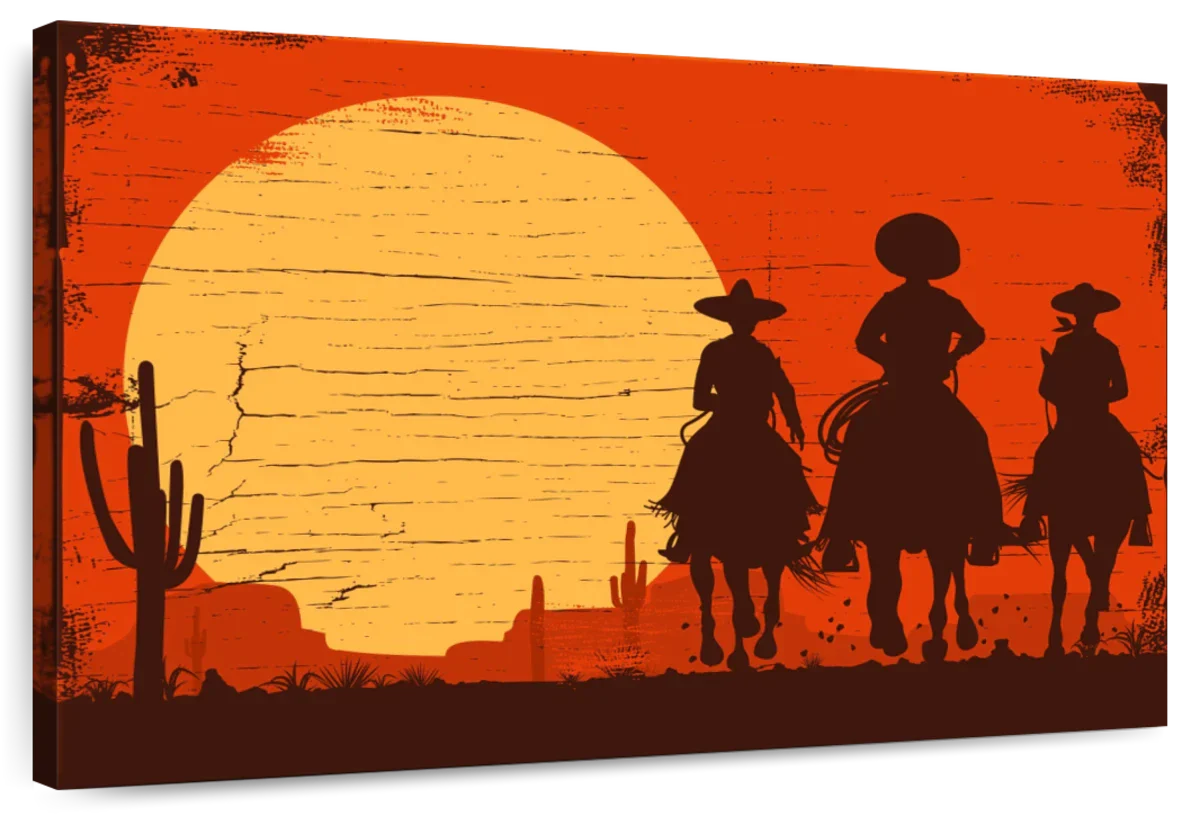 Mexican Cowboys Wall Art