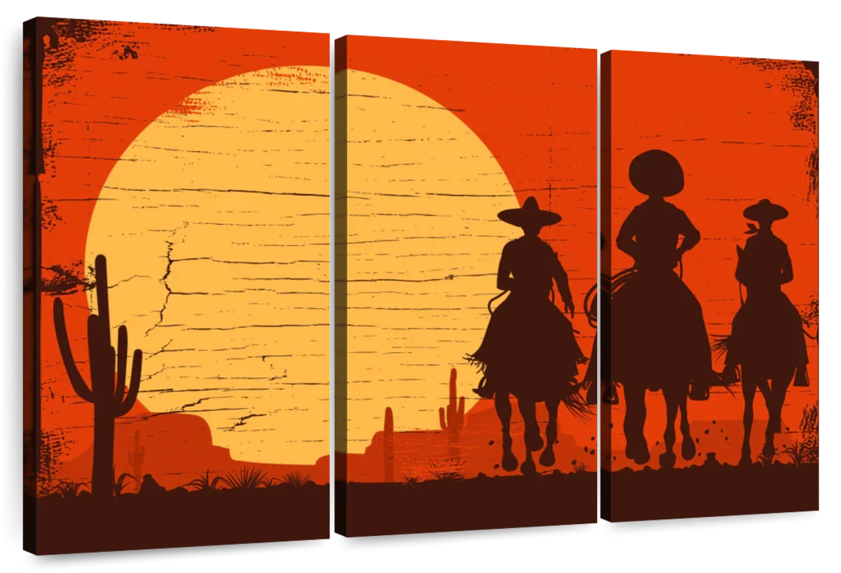 Mexican Cowboys Wall Art