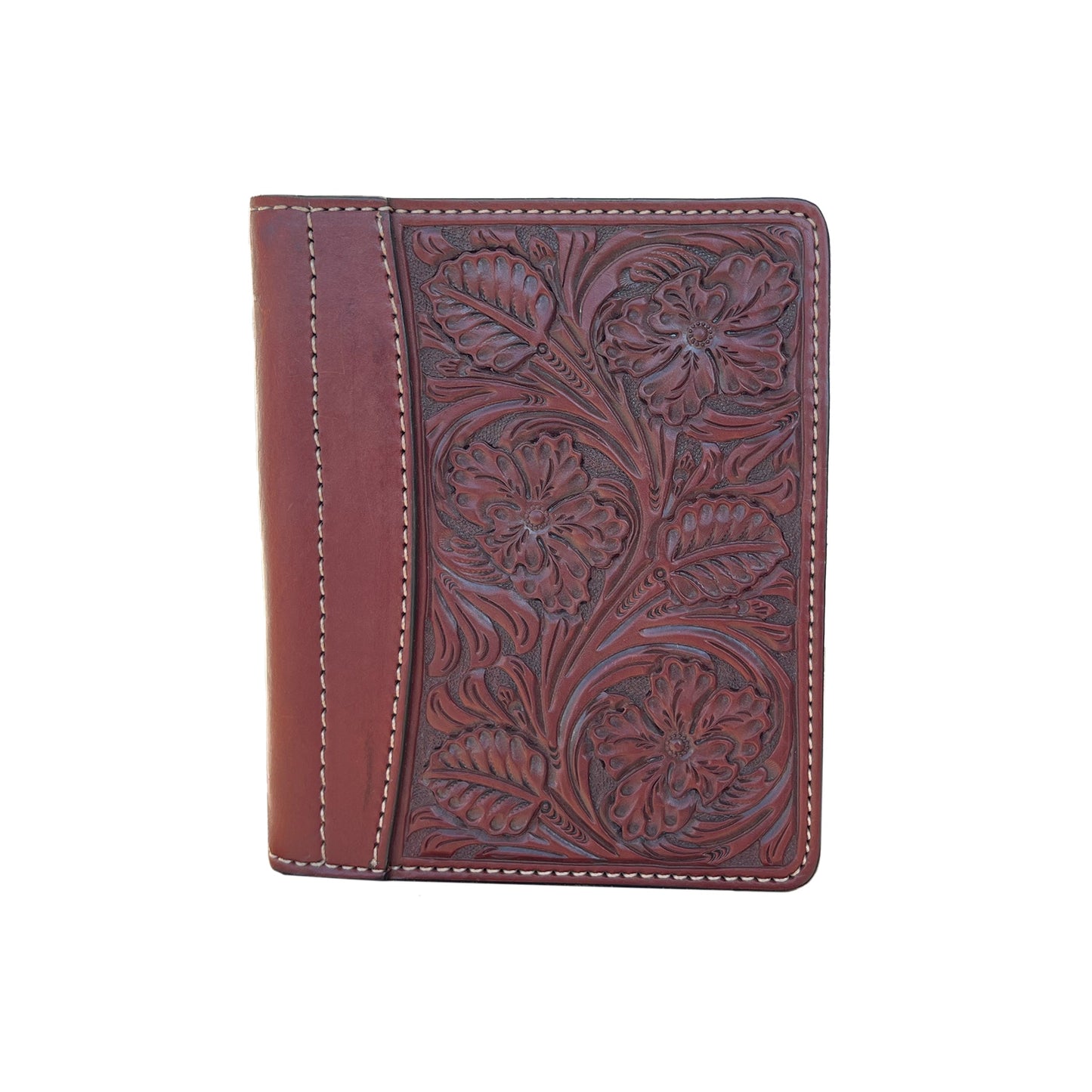 Alamo Saddlery Mini portfolio wild rose tooling