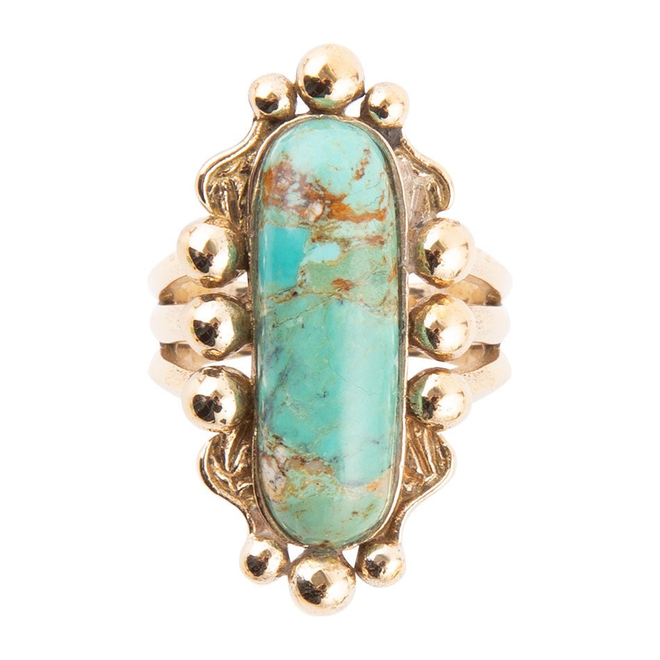 Plateau Turquoise Ring