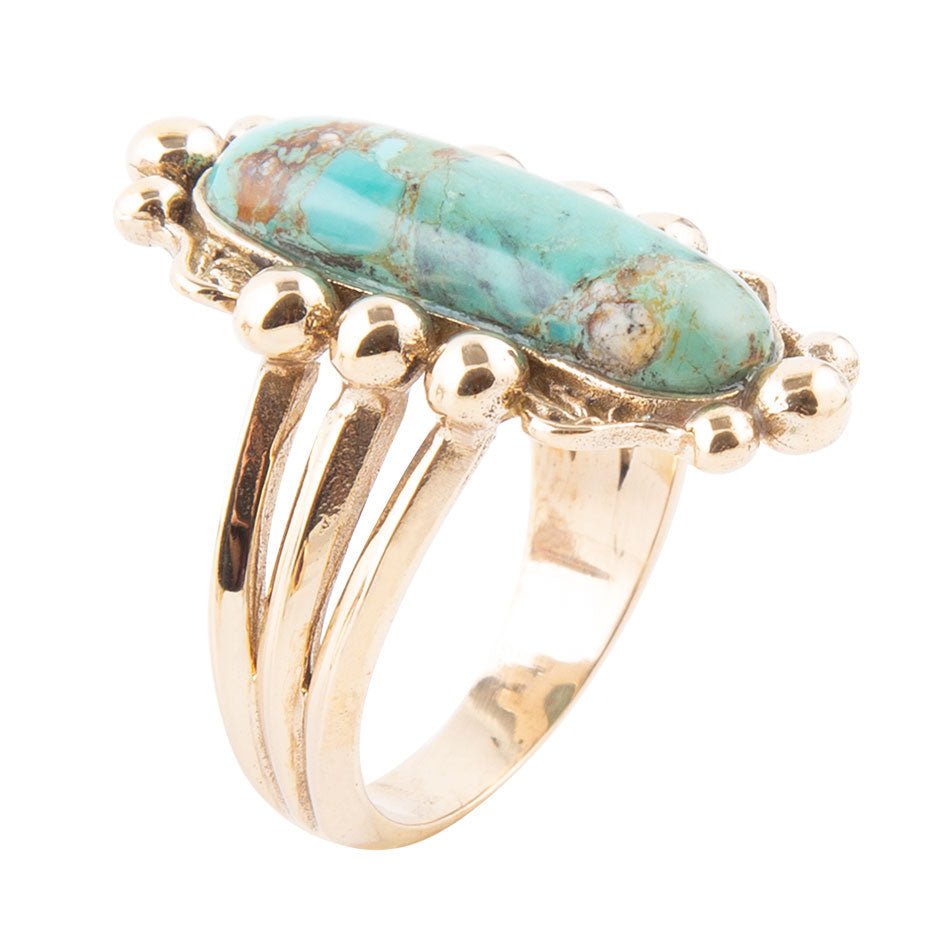 Plateau Turquoise Ring