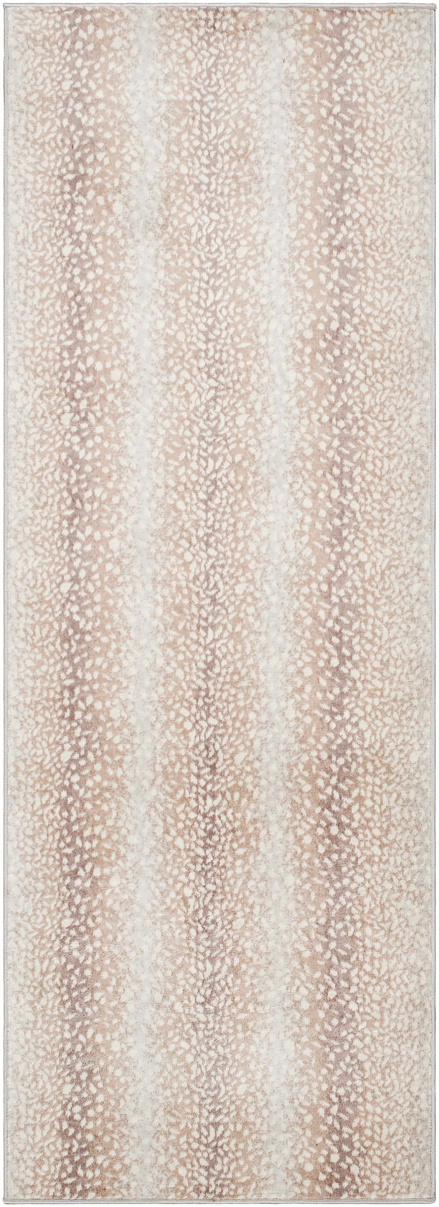 Pointblank Tan Leopard or Deer Print Rug