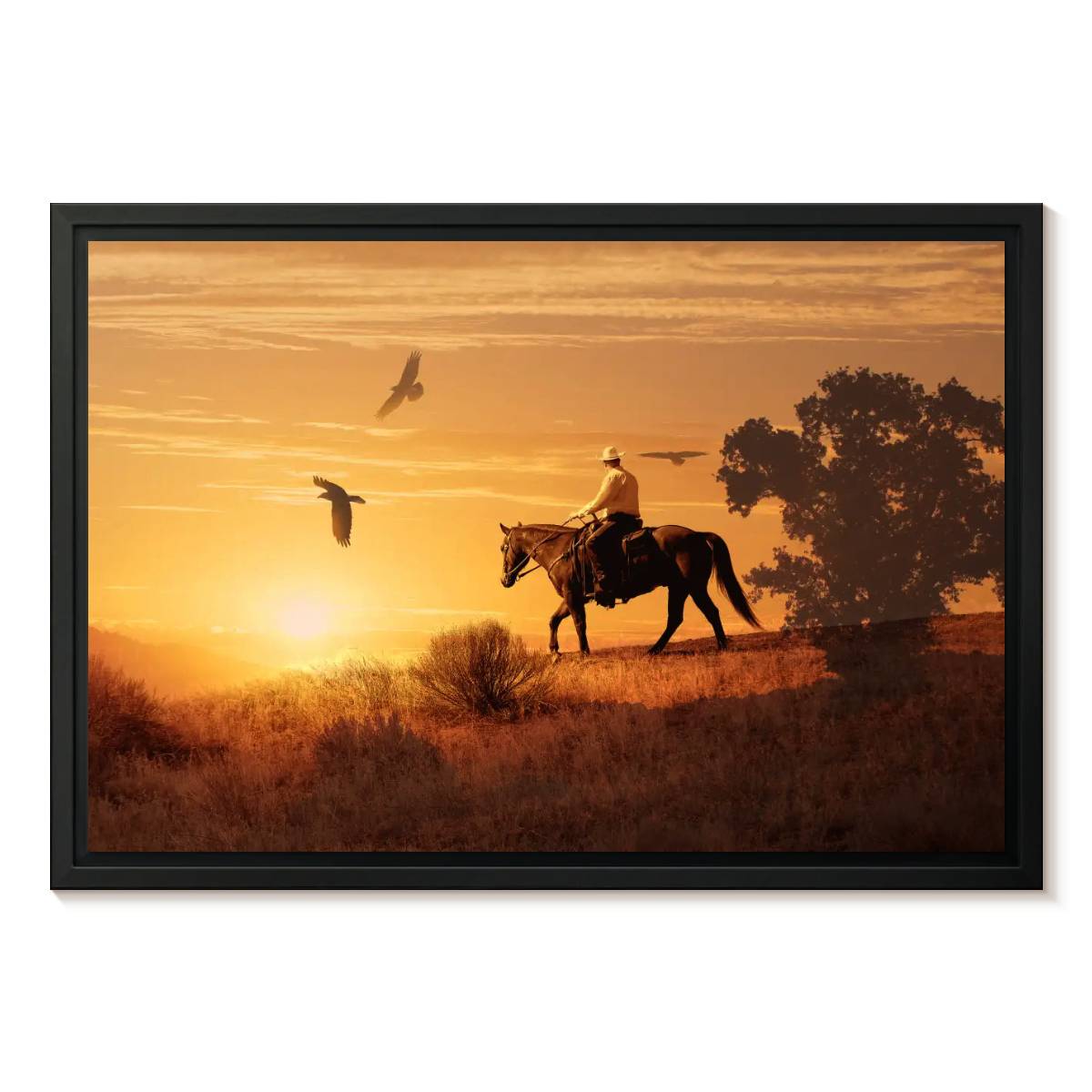 Lonely Cowboy Wall Art