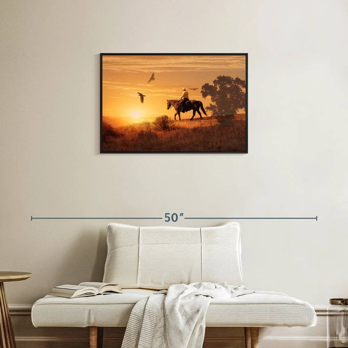 Lonely Cowboy Wall Art