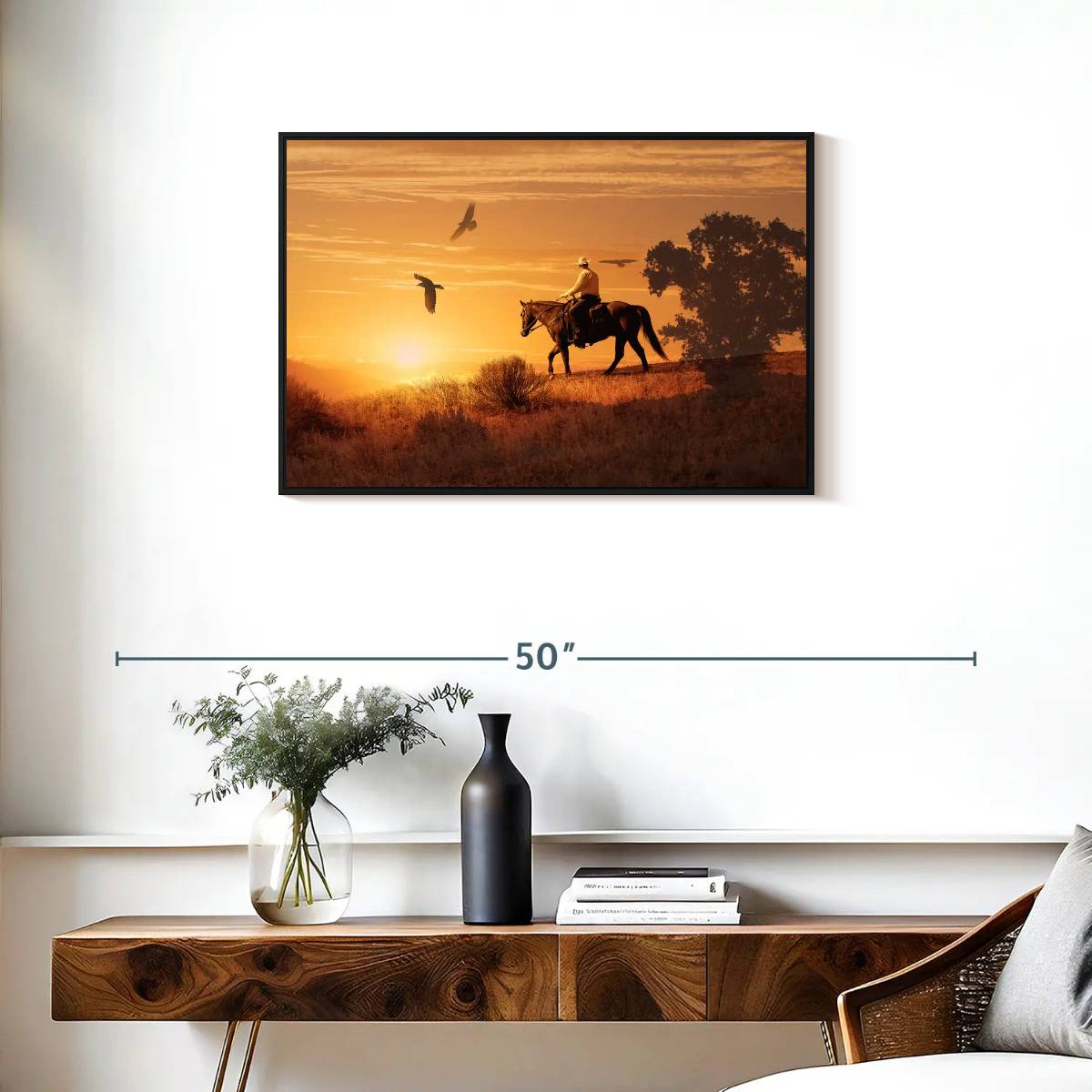 Lonely Cowboy Wall Art