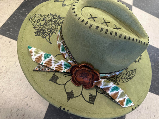 Highland Country Custom Burnt Hat