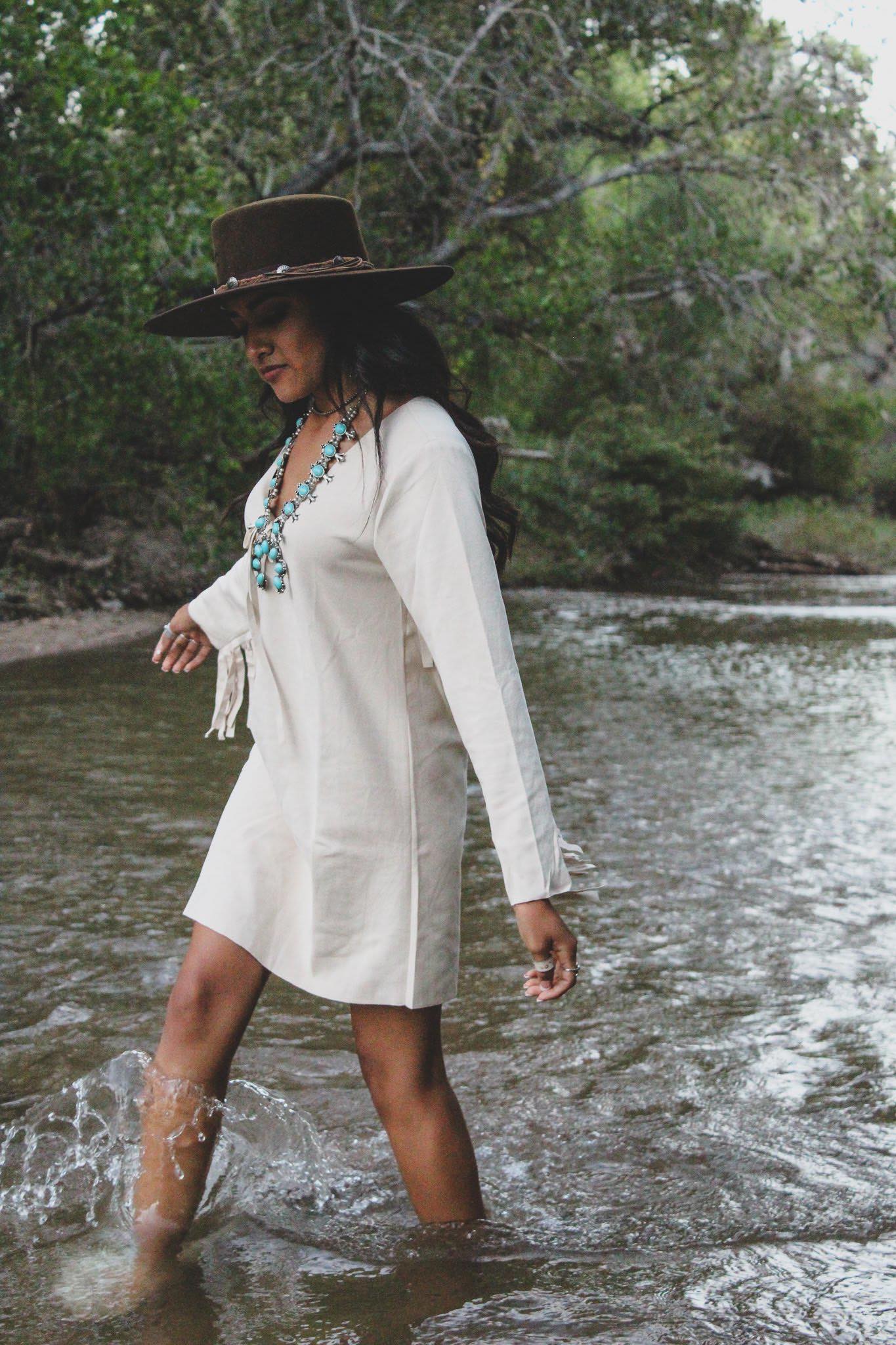 Western fringe outlet dress