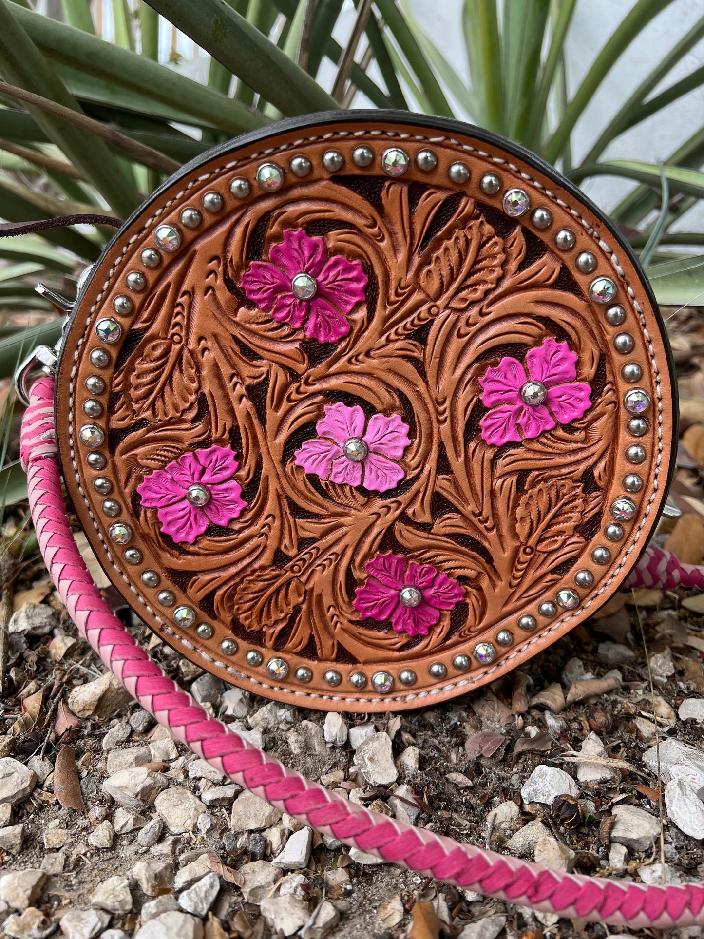 Alamo Saddlery 8" Rhinestone Cowgirl Canteen Handbag