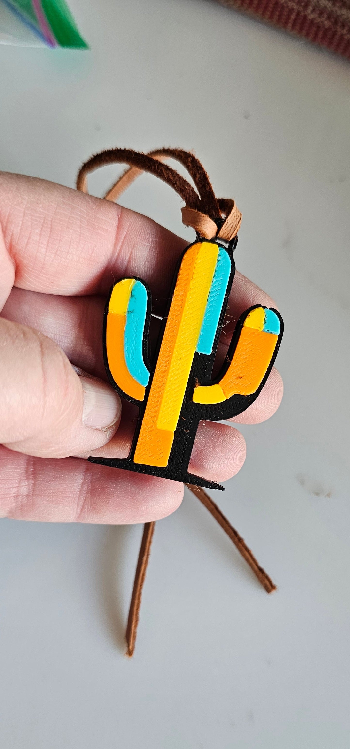 Western Minimalist Purse Charm or Keychain - choice of styles