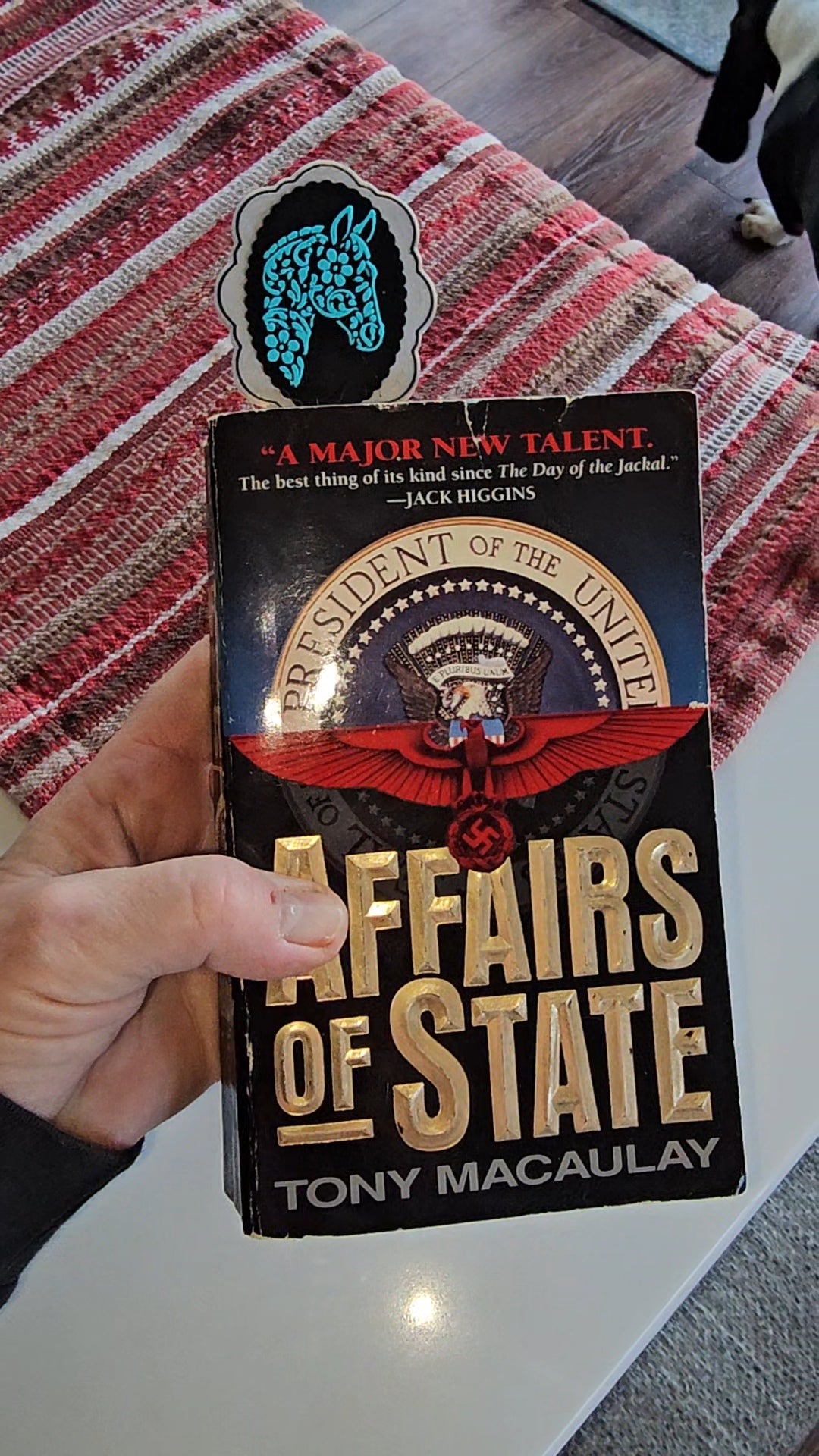 Baha Ranch 3D Horse Equine Bookmark Earrings Pin Magnet made in America