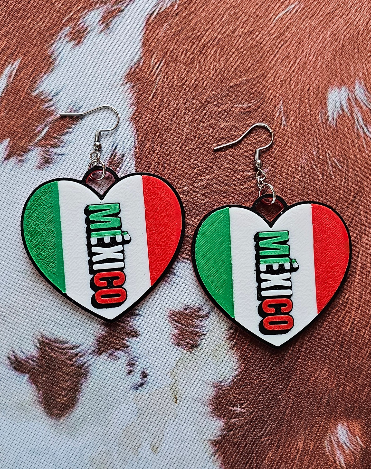 3D Print Mexico Theme Earrings Or Key Chain