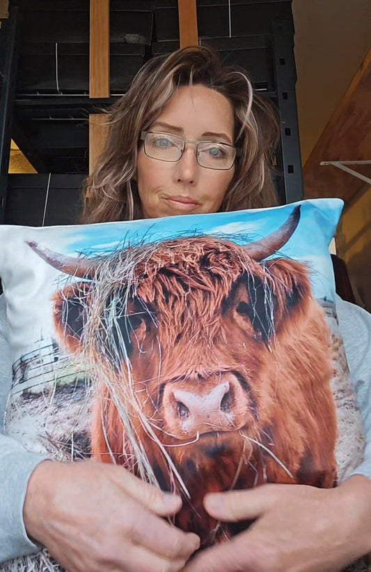 Baha Ranch CUSTOMIZABLE Velvety Soft Memorial Throw Pillow Case Made in America