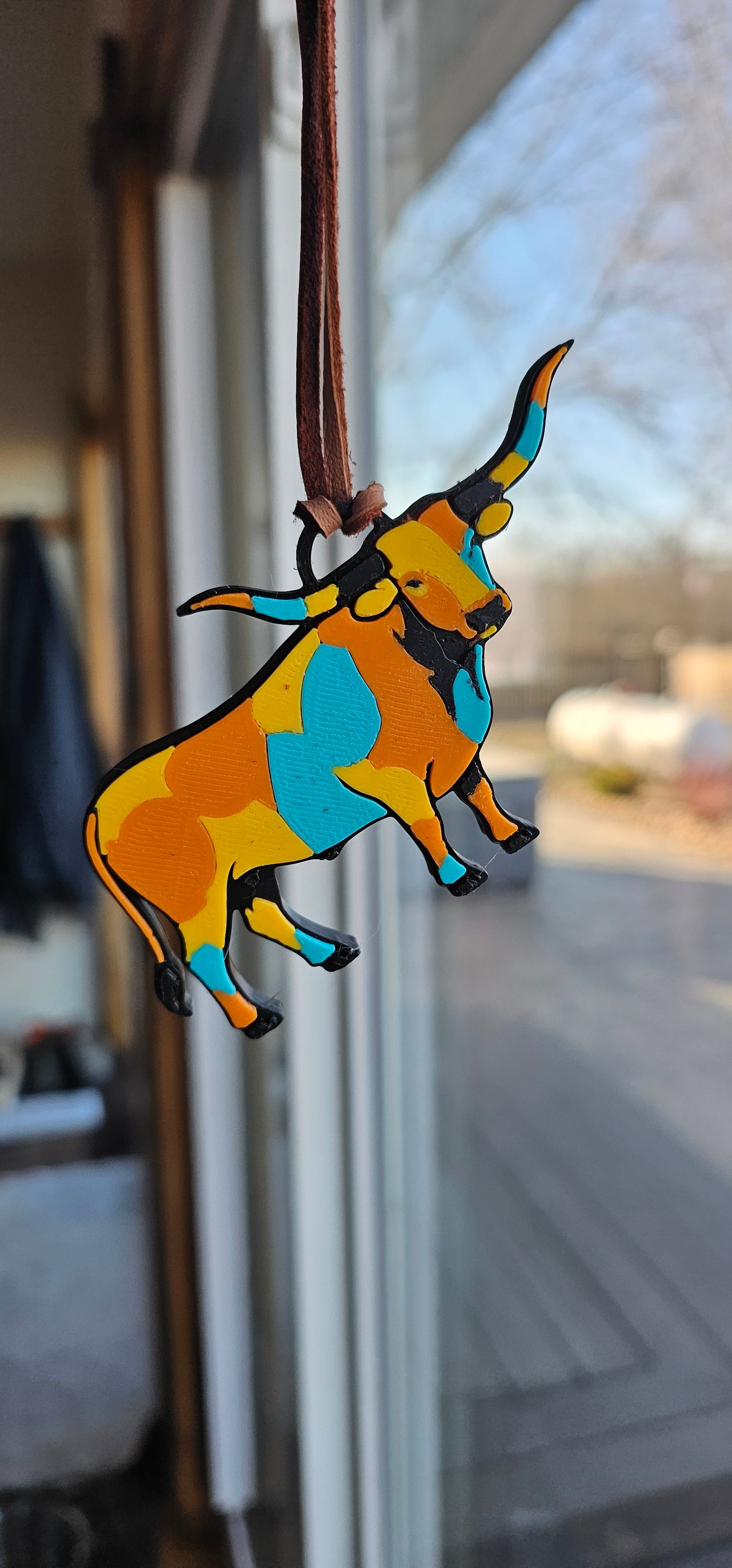 Western Minimalist Purse Charm or Keychain - choice of styles