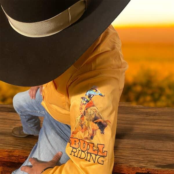 Custom Bull Rider Western Button Up Shirt