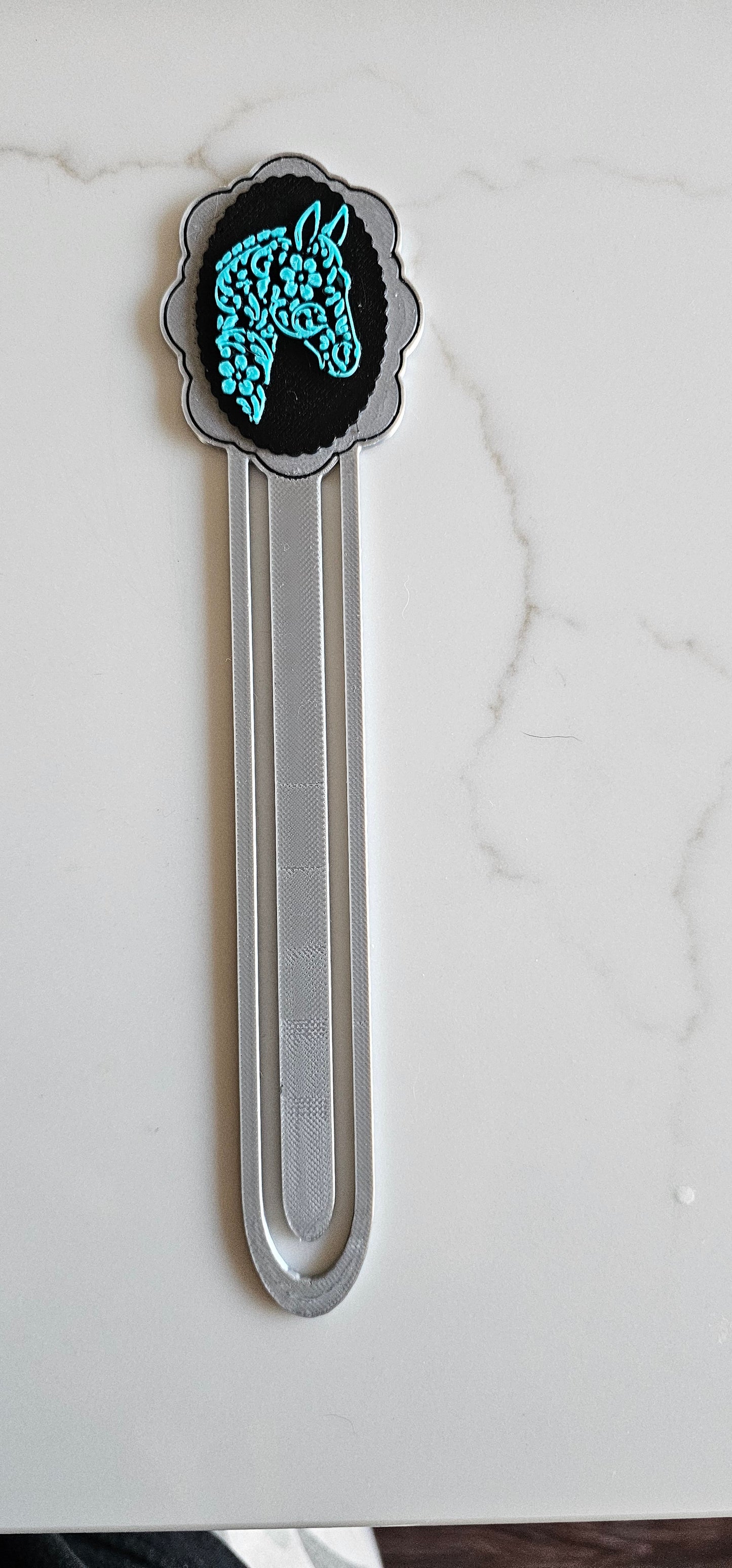 Baha Ranch 3D Horse Equine Bookmark Earrings Pin Magnet made in America