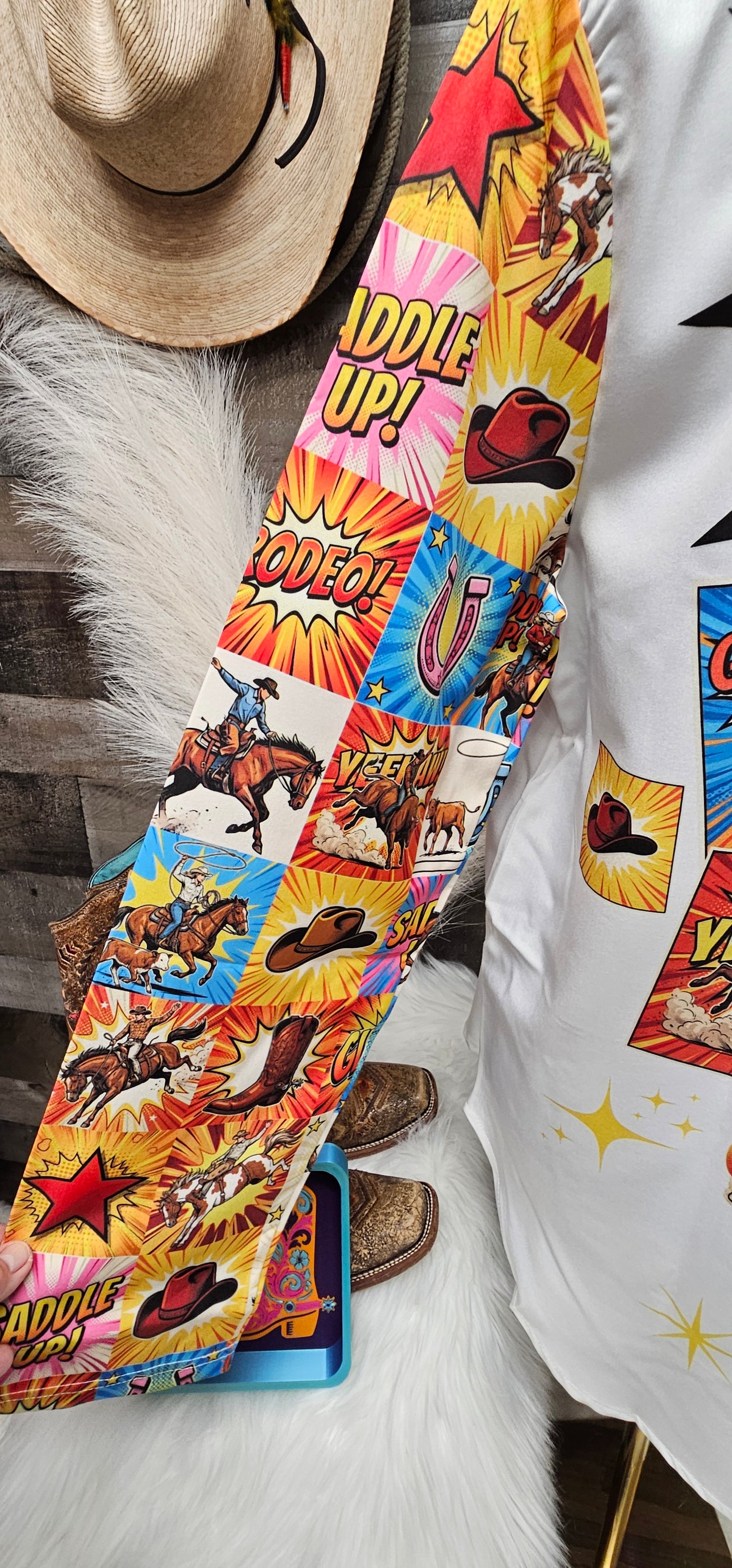 Baha Ranch The Comic Corral Western Rodeo Blouse