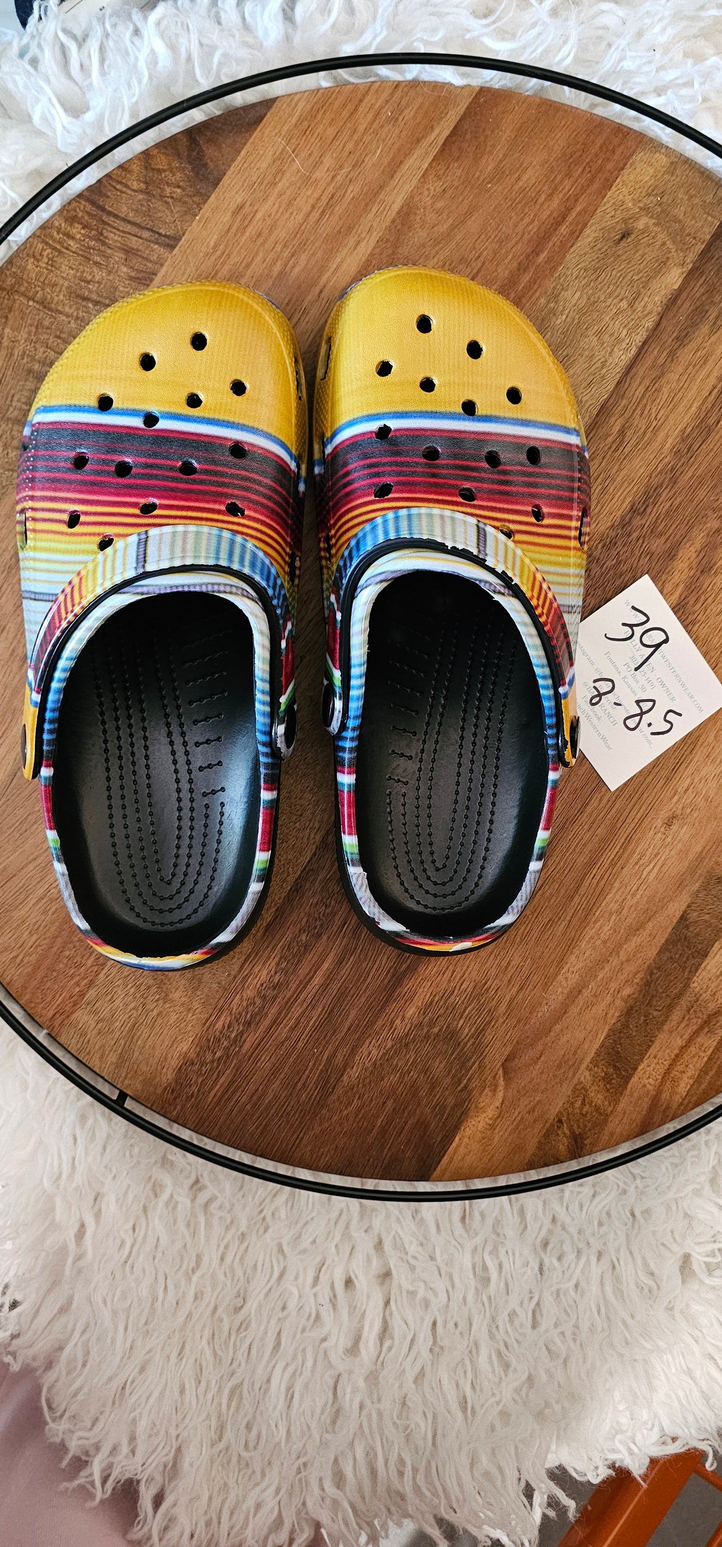 CLOG CLOSE OUT SALE ! LIMITED SIZES - ONLY $ 5 PER PAIR!