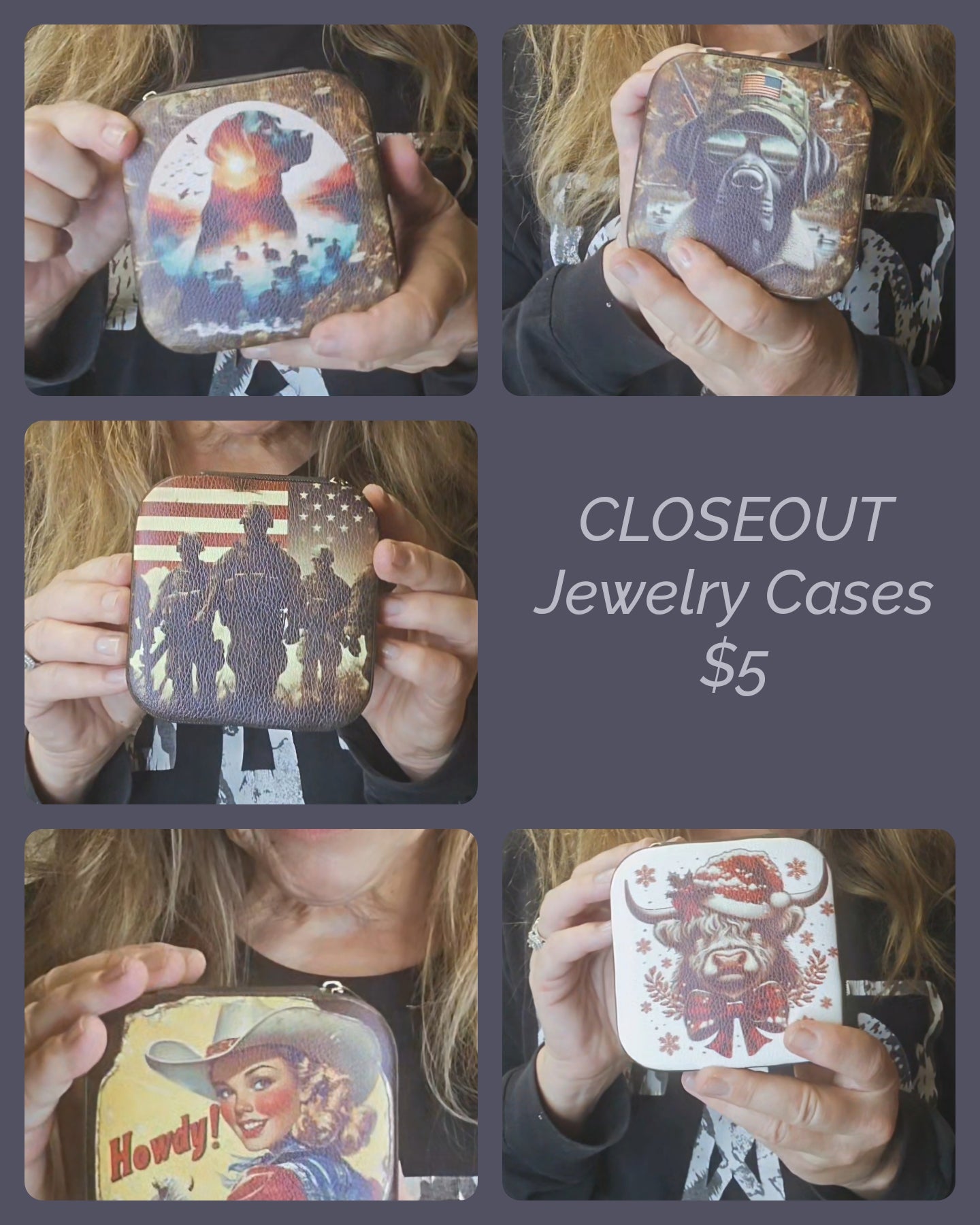 CLOSEOUT Jewelry Case - choice of styles