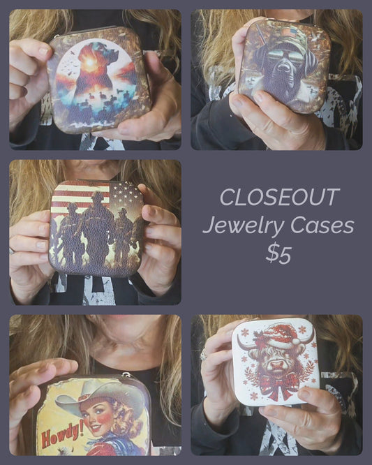 CLOSEOUT Jewelry Case - choice of styles