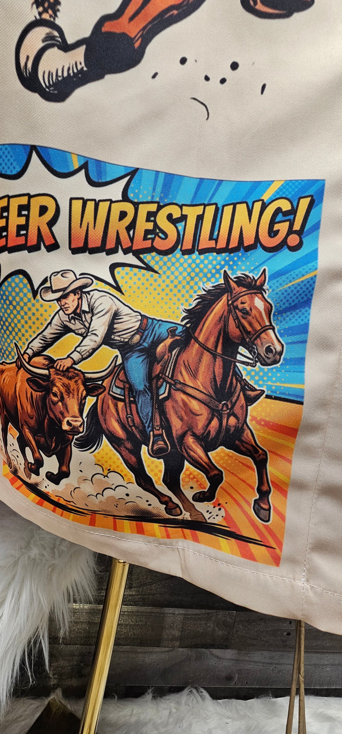 Baha Ranch The Comic Corral Cowgirl Western Rodeo Blazer