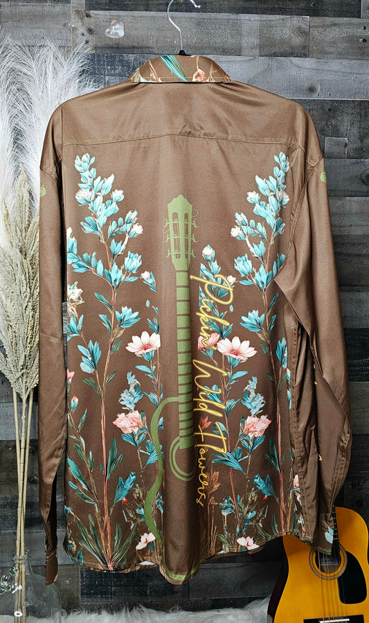 Baha Ranch Keith Anderson Officially Licensed Long Sleeve Button Up Shirt