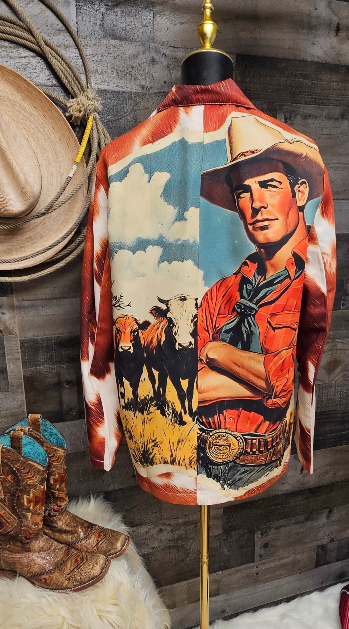 Cattle Rancher Western Blazer