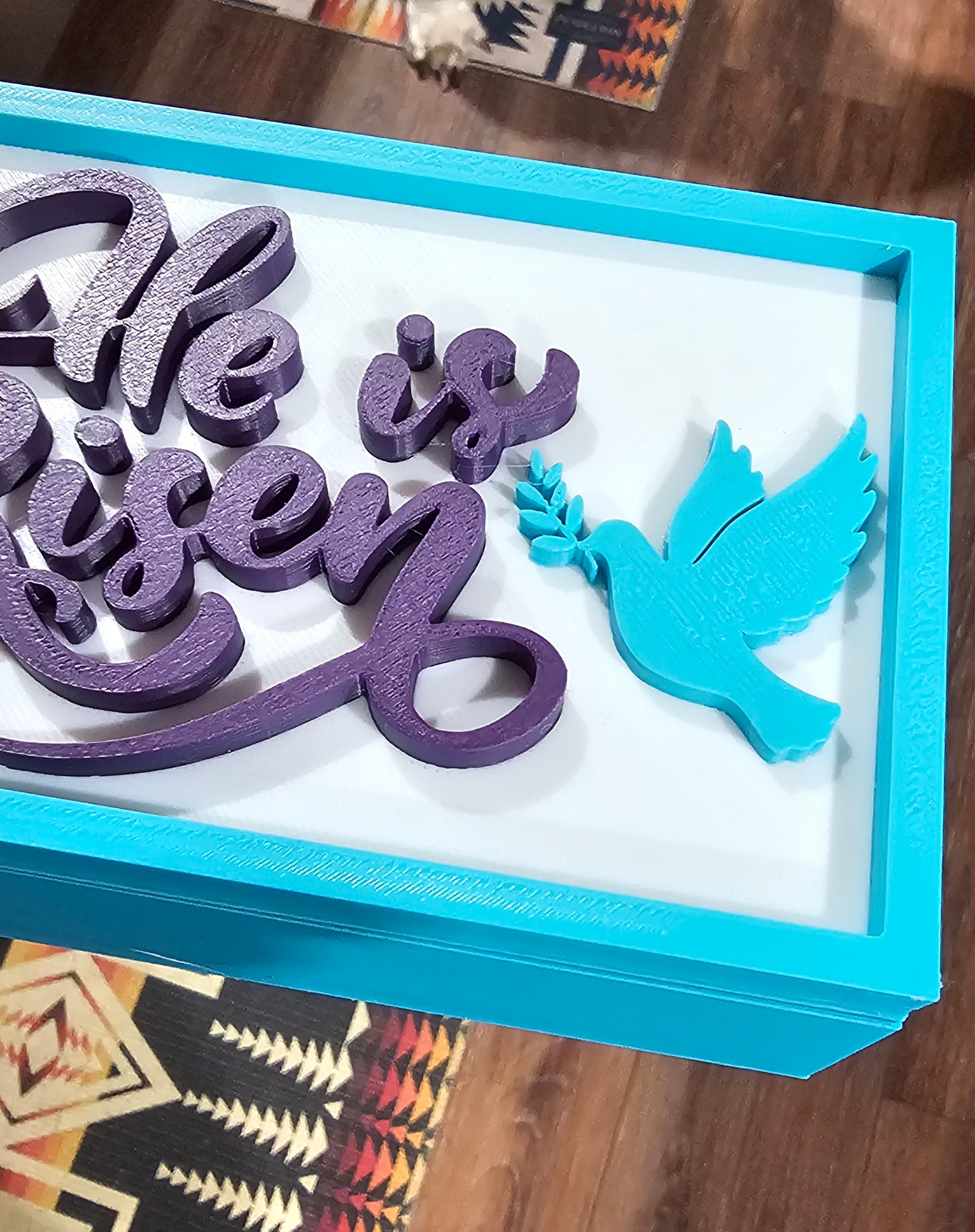 3d Print He Is Risen Faith Trinket Gift Box