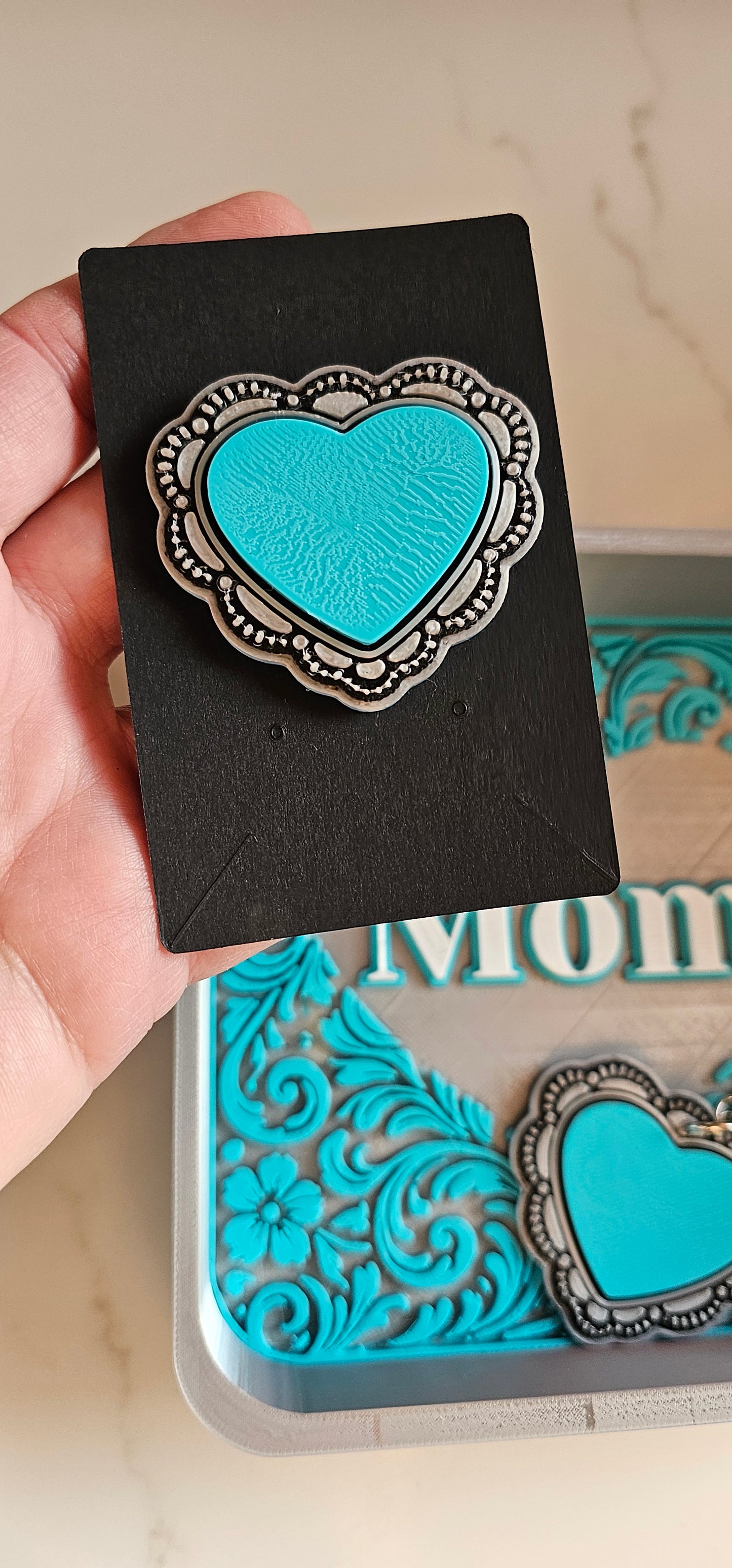 Baha Ranch 3D Deluxe Mom Gift Set Mother's day Tray Keychain Pin Bookmark