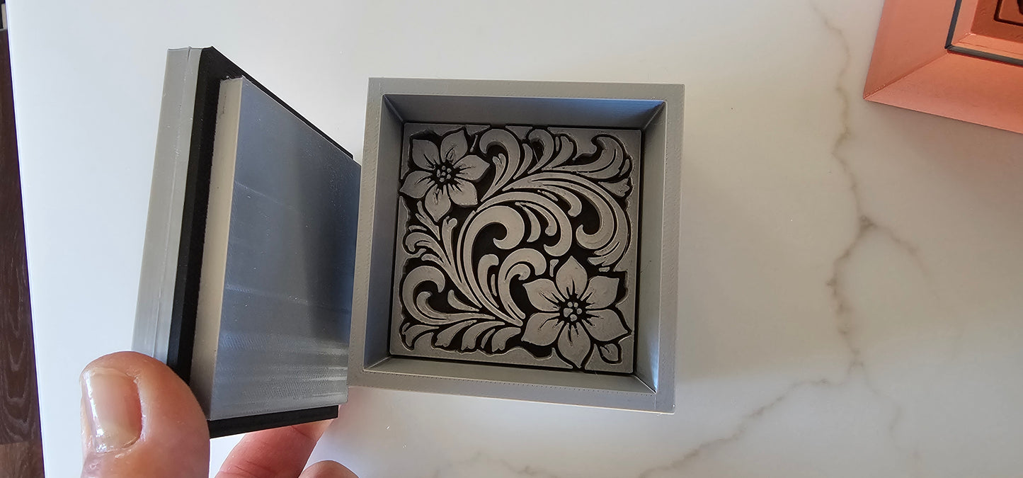 Baha Ranch 3D Tooled Gift Box - choice of colors and sizes