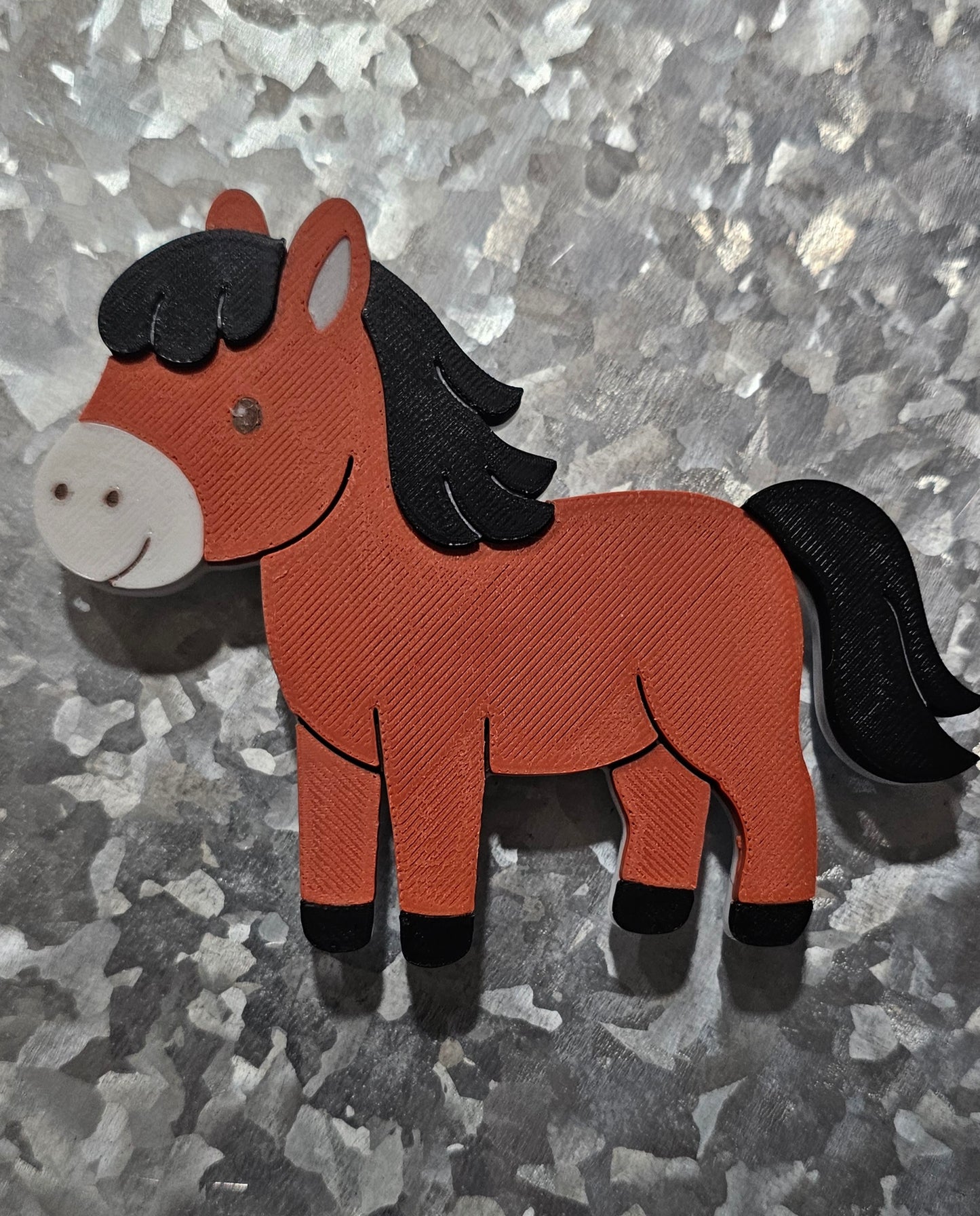 3d Farm Animal Cow Horse Tractor Magnets - Build your own farm - choice of styles