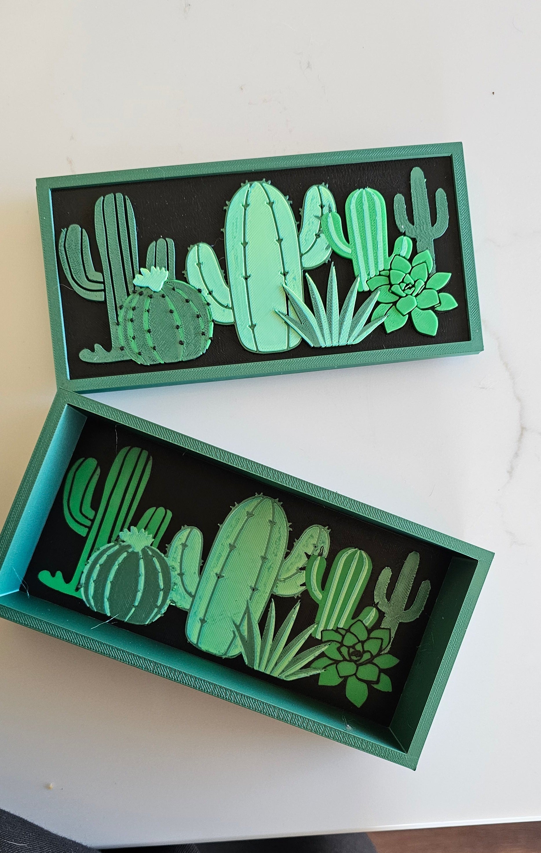 CACTUS BOX WITH CACTUS LID