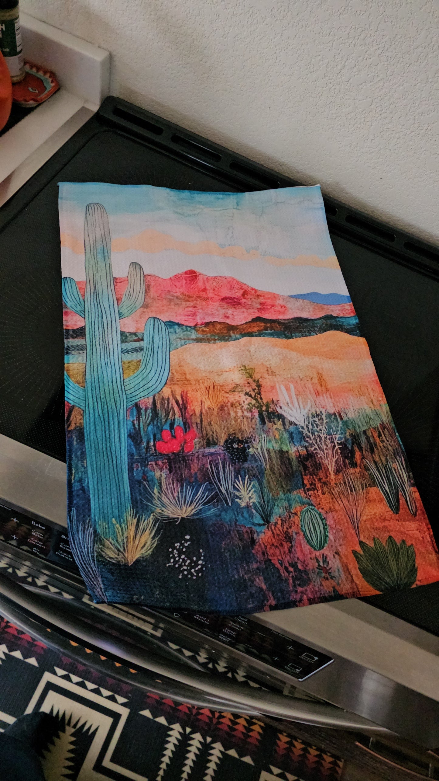 Desert Dreaming Set of 4 Kitchen Dish Towels Made in America