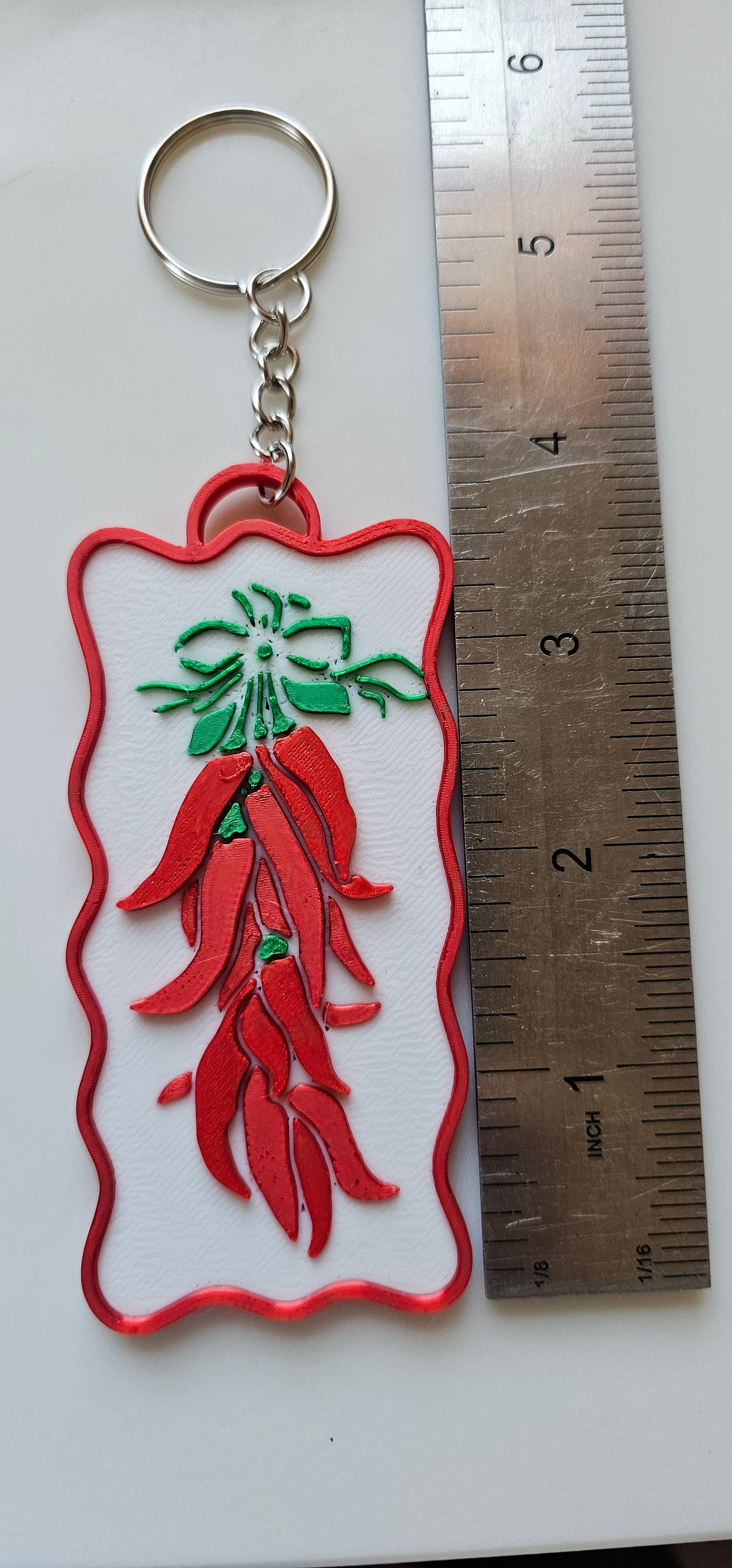 Choice of 3D print Keychains Mexico Cinco de Mayo Chili Sugar Skull Made in America